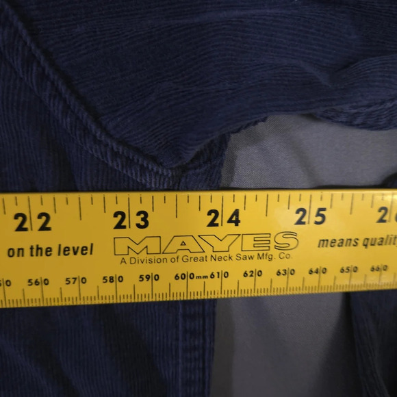 Basics Corduroy Button Down Fall Halloween Thanksgiving Womens Size Med Rustic - Picture 5 of 7